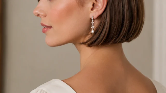 Moderne Brautfrisuren für kurze Haare, die alles andere als langweilig sind