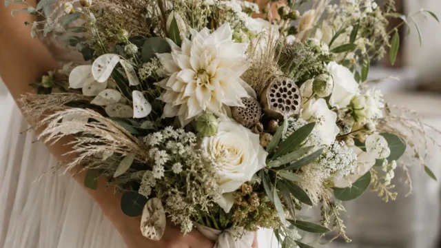 Alternative Brautsträuße mit außergewöhnlichen Blumenformen für moderne Bräute