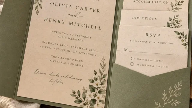 Rustikale Hochzeitseinladungen für eine unvergessliche Landhochzeit