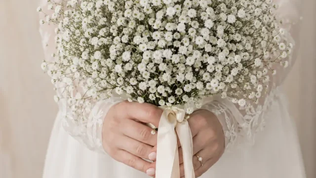 Zauberhafte Brautsträuße mit Schleierkraut für eine moderne und feminine Hochzeit