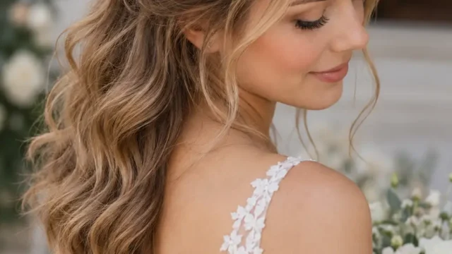 10 einfache Brautfrisuren für mittellange Haare