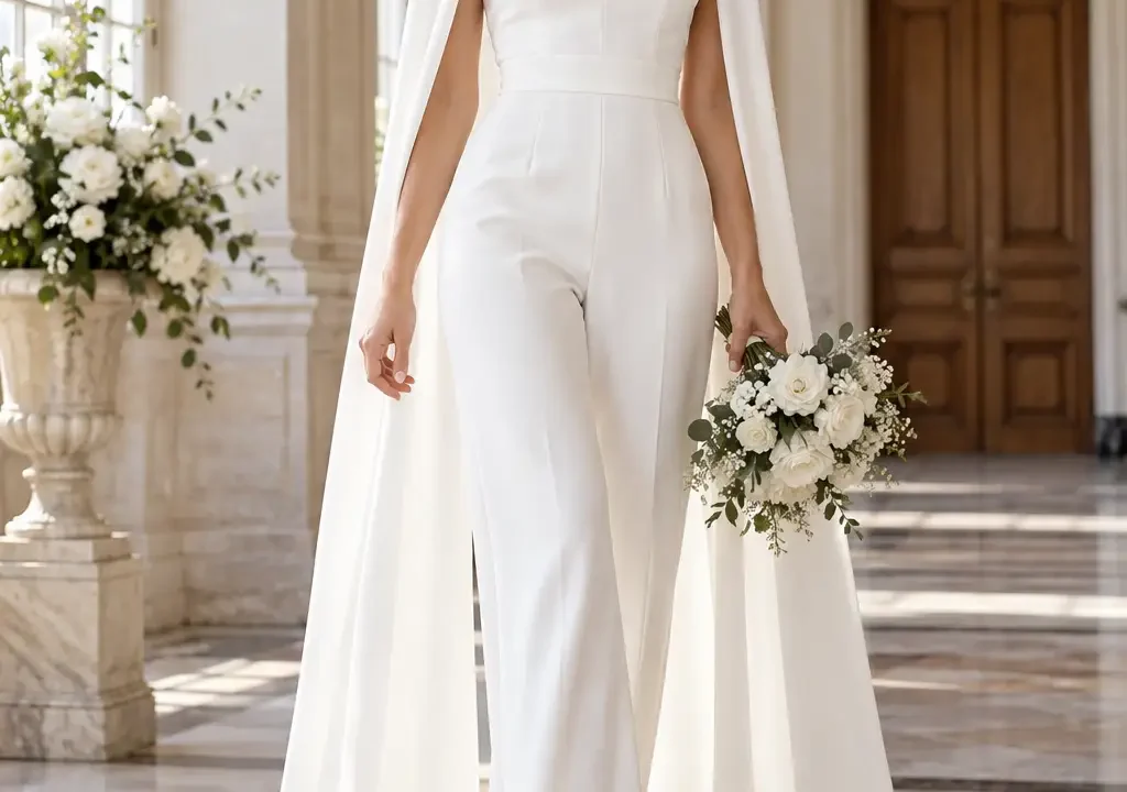 10 moderne Standesamt-Looks für Bräute mit Stil