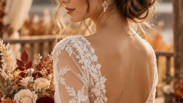 10 wunderschöne Brautfrisuren für eine romantische Herbsthochzeit