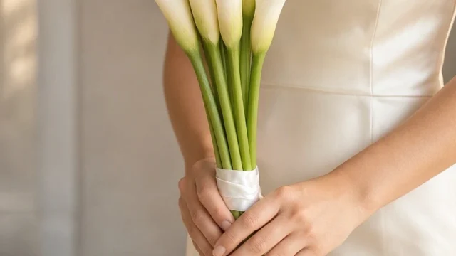 10 wunderschöne Brautstrauß-Ideen in Weiß und Creme für elegante Bräute