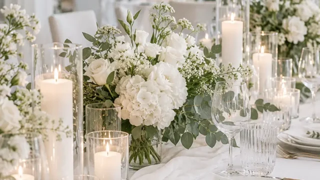 10 wunderschöne Tischdeko-Ideen für eine romantische Hochzeit