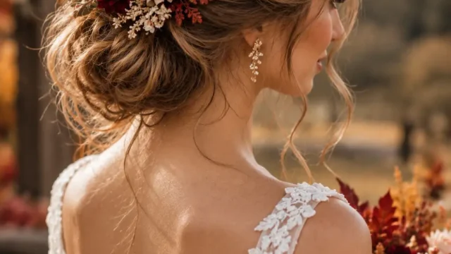 Elegante Brautfrisuren für den Herbst – stilvoll und romantisch